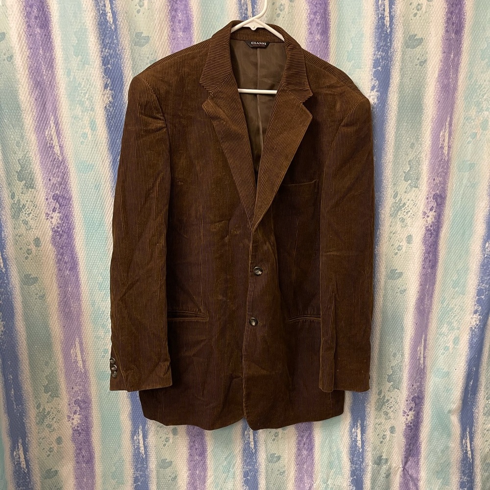 Cianni Cellini men’s brown corduroy jacket